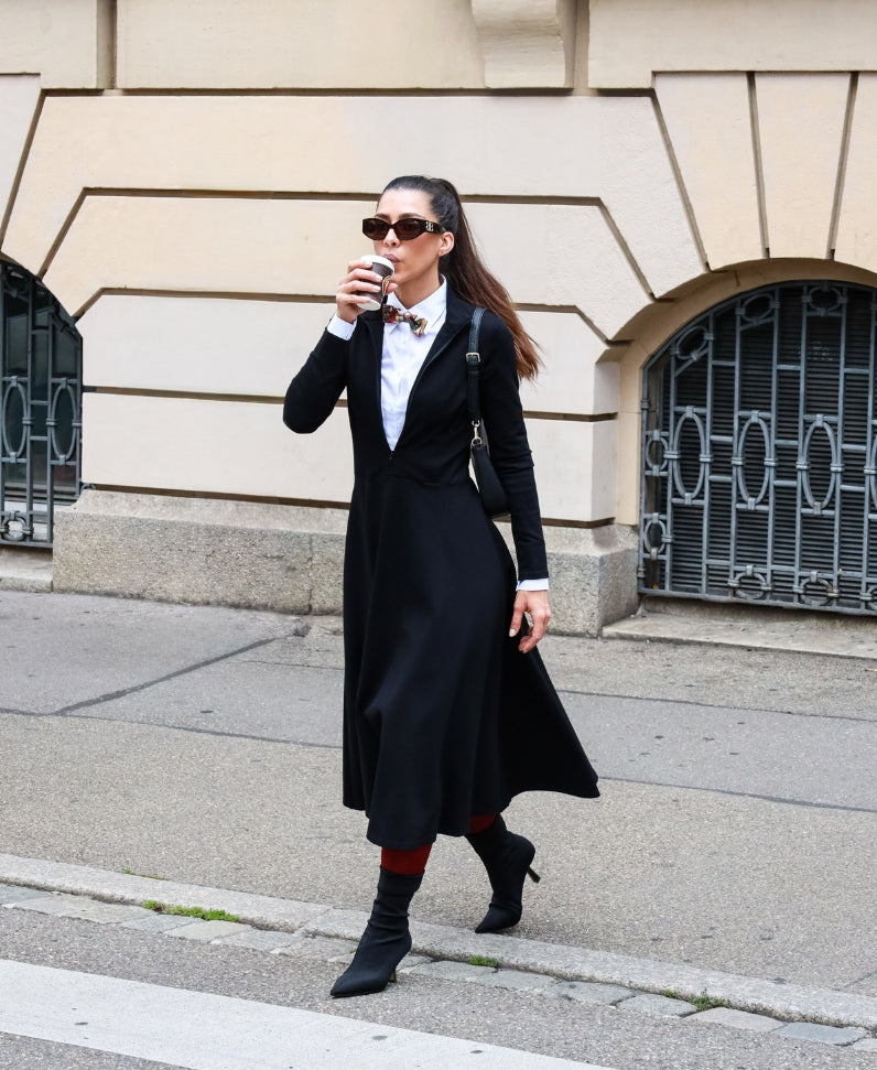 Abito midi Passepartout nero