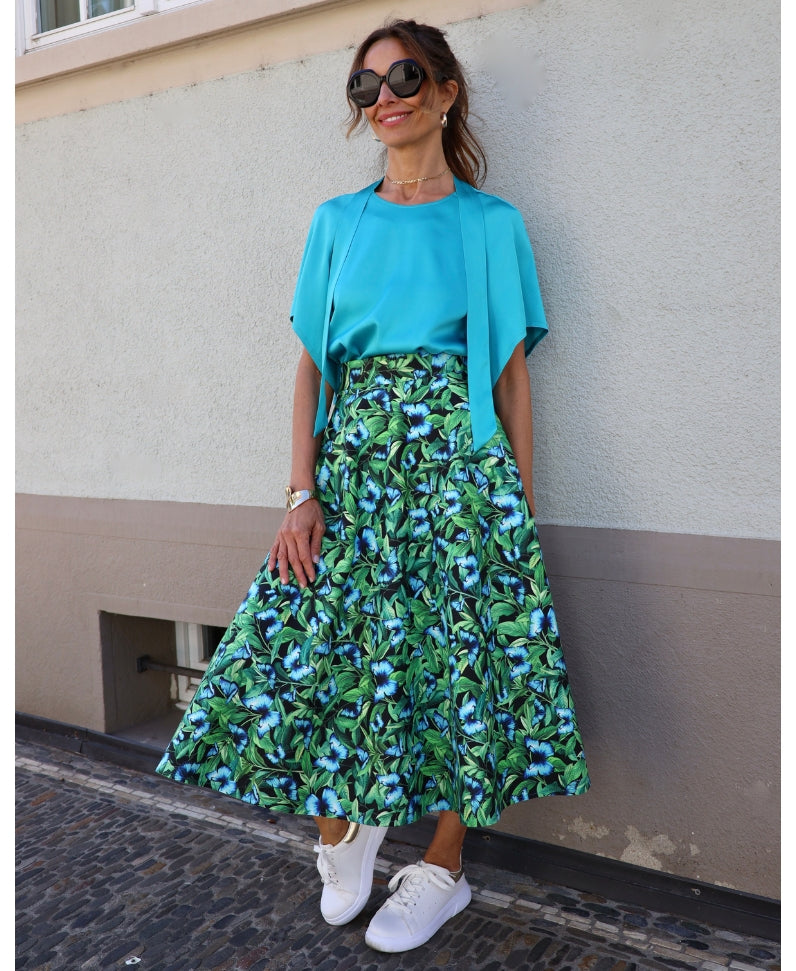 Gonna midi butterfly