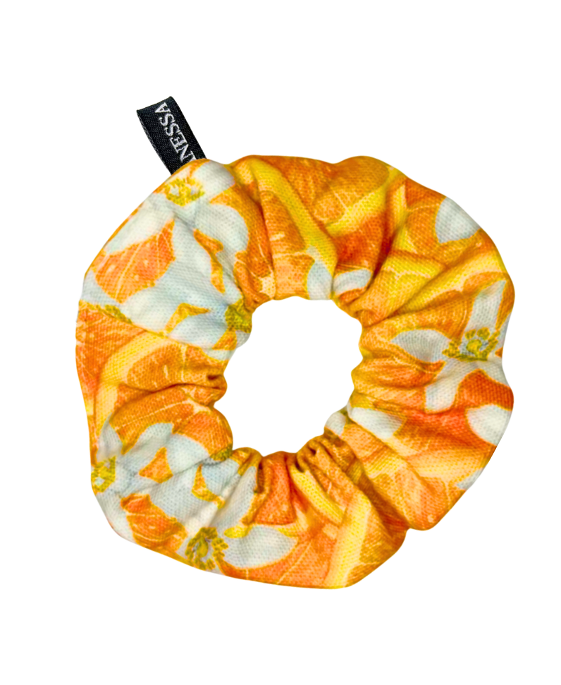 Scrunchie orangen