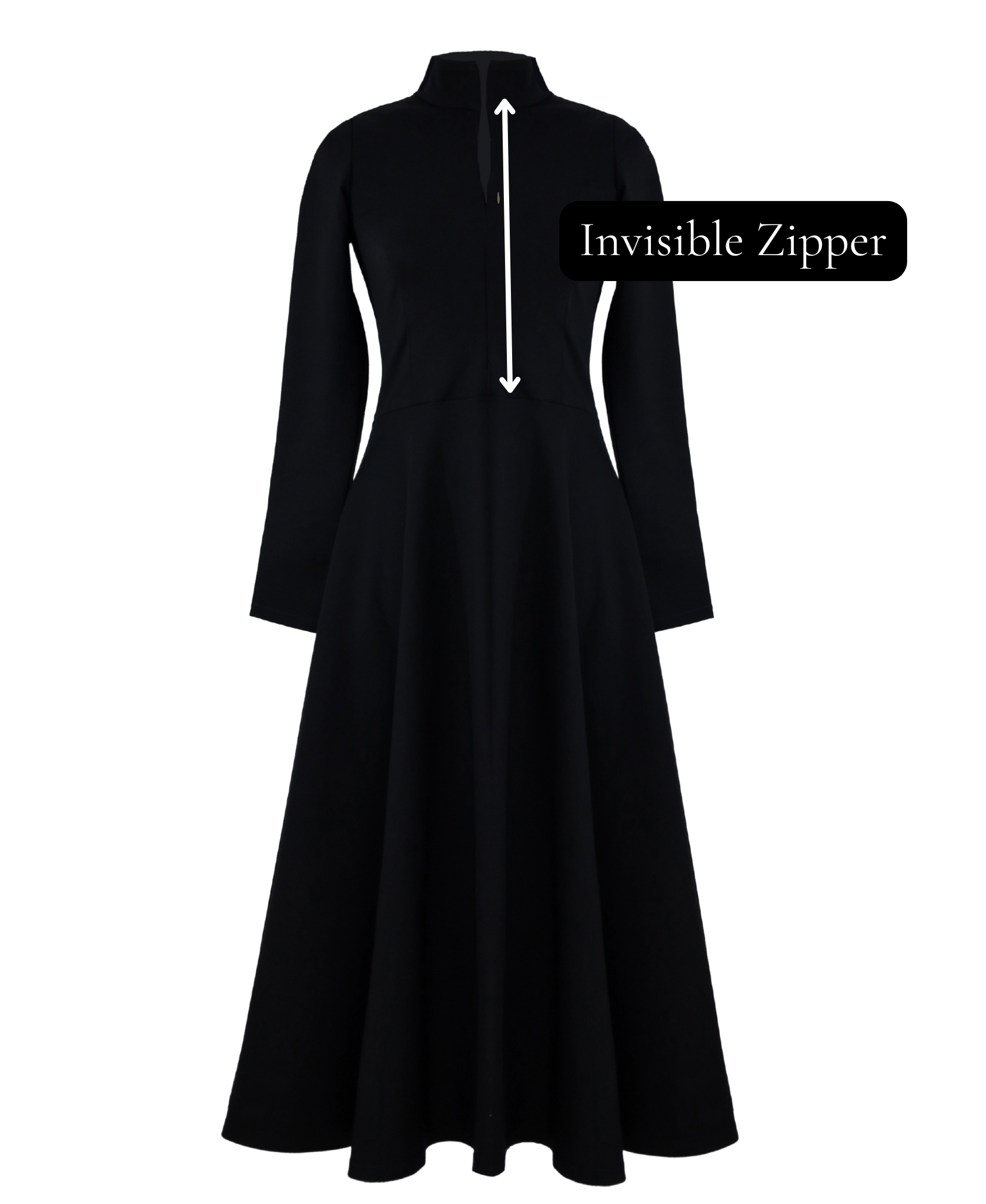 Abito midi Passepartout nero