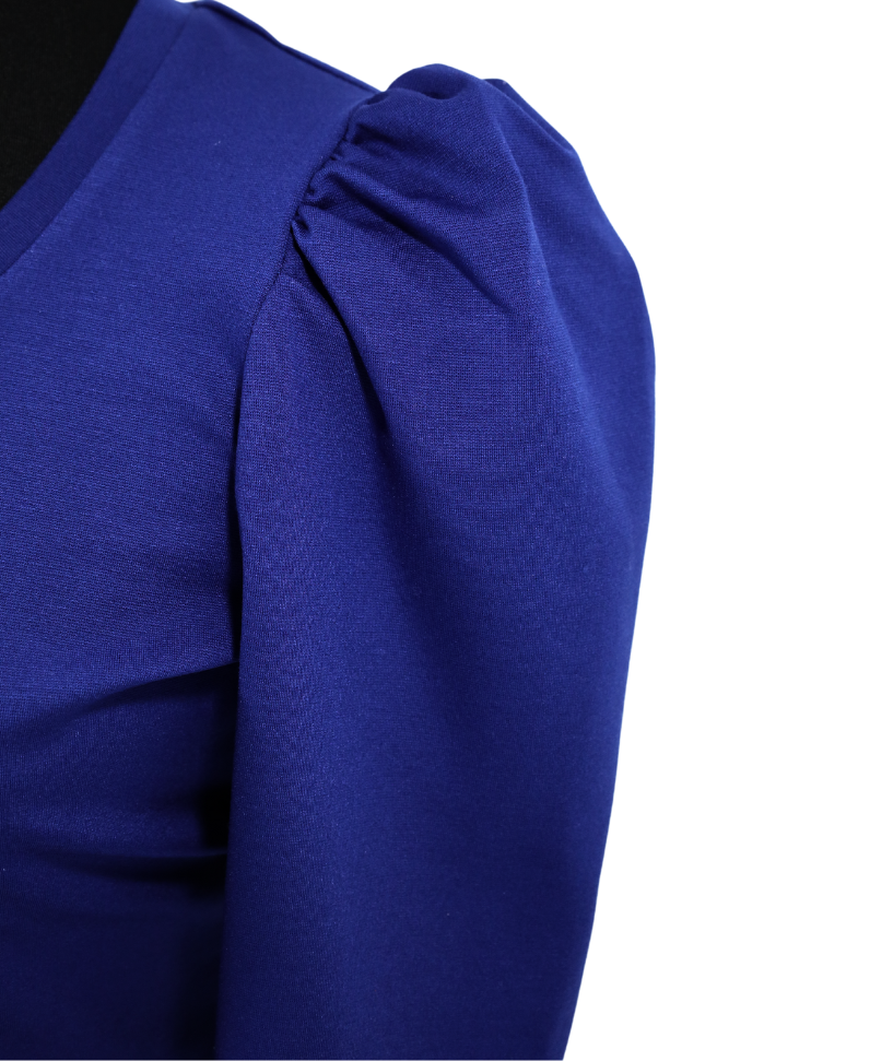 Top con maniche a sbuffo a 3/4