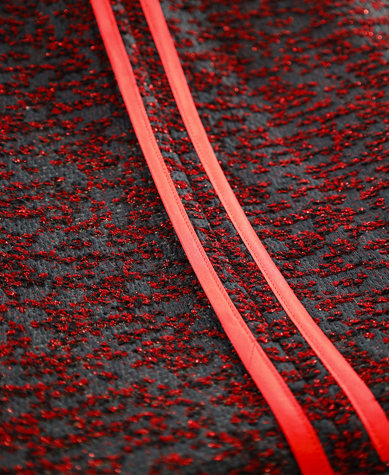 Gonna midi in lana di lama e seta.