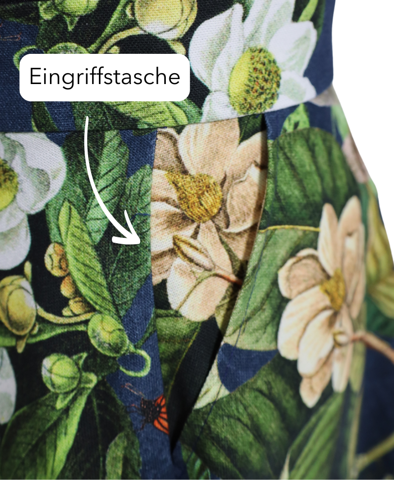 Monkey midi skirt with pockets