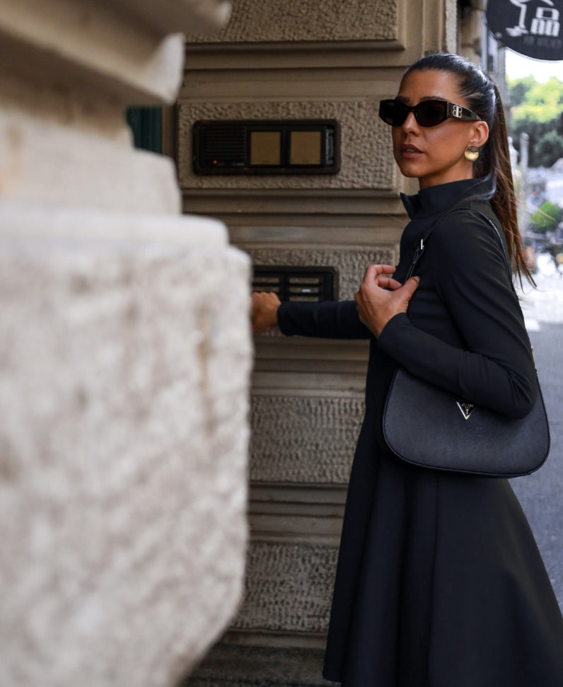 Mini dress ‘Passepartout black