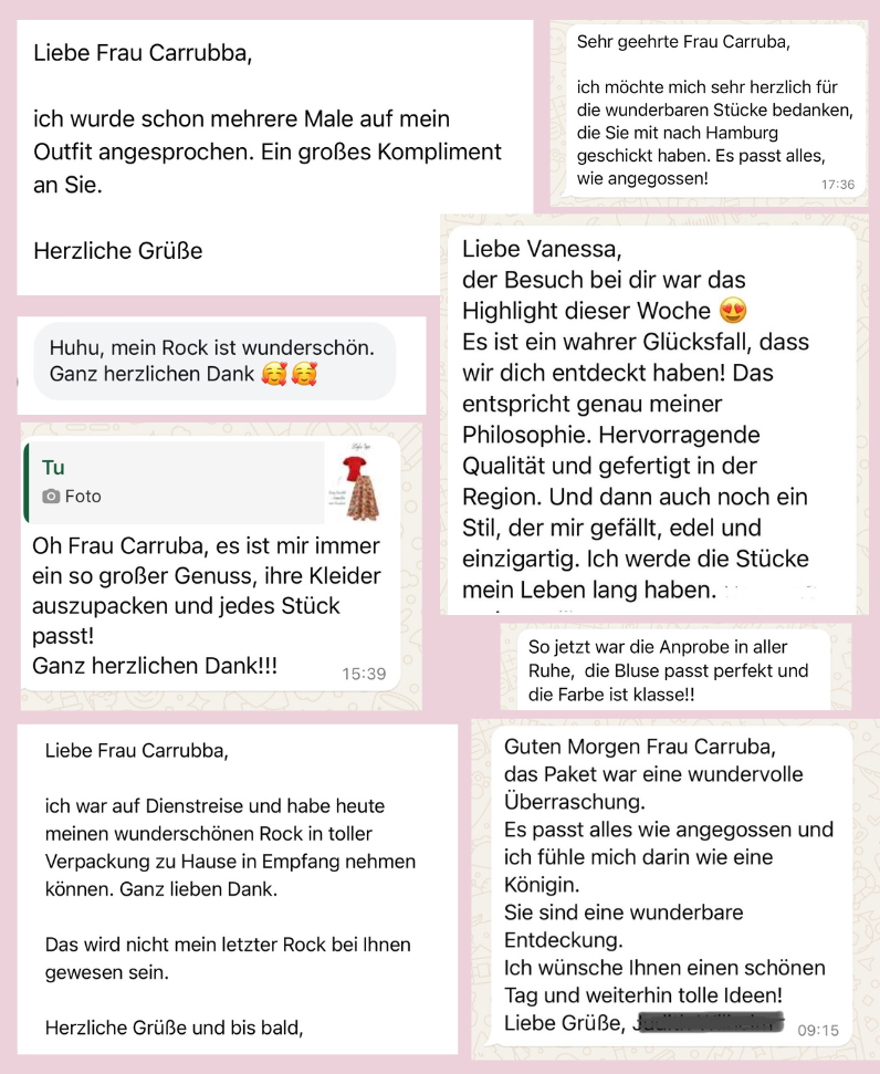 Midirock Fragole Rosa mit Taschen